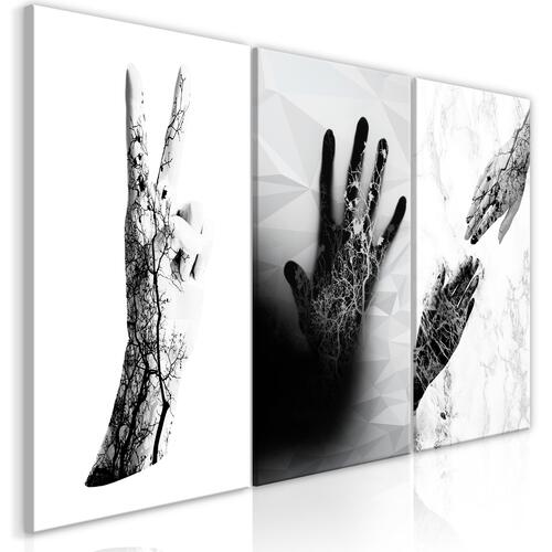 Billede - Female Hands (3 Parts) 120 x 60 cm