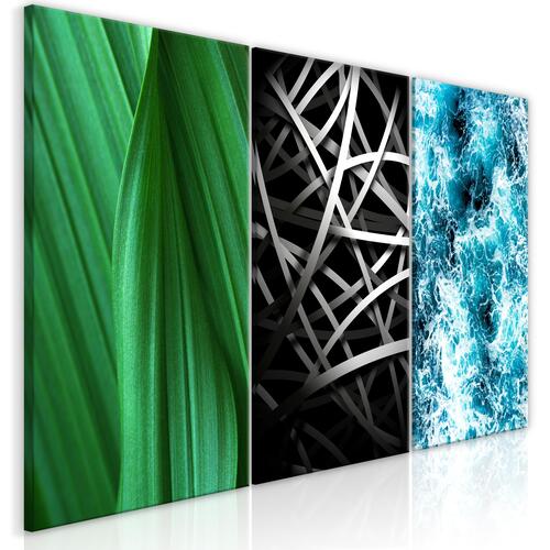 Billede - Structures in Nature (3 Parts) 120 x 60 cm