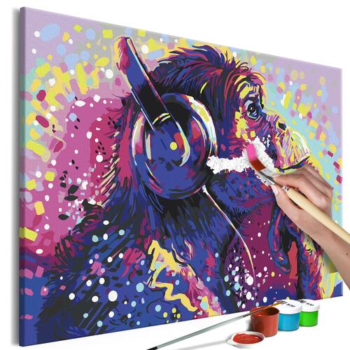 Mal selv billede - Magic Chimpanzee 60 x 40 cm