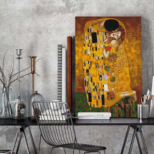 Mal selv billede - Klimt: The Kiss 40 x 60 cm