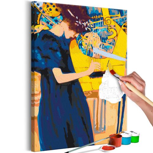 Mal selv billede - Gustav Klimt: Music 40 x 60 cm