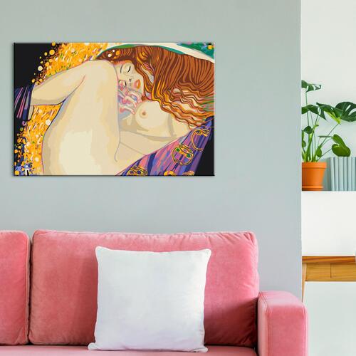 Mal selv billede - Gustav Klimt: Danae 60 x 40 cm