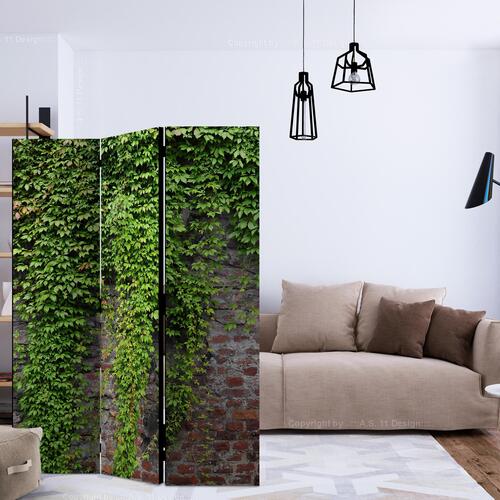 Skærmvæg - Brick and ivy 135 x 172 cm