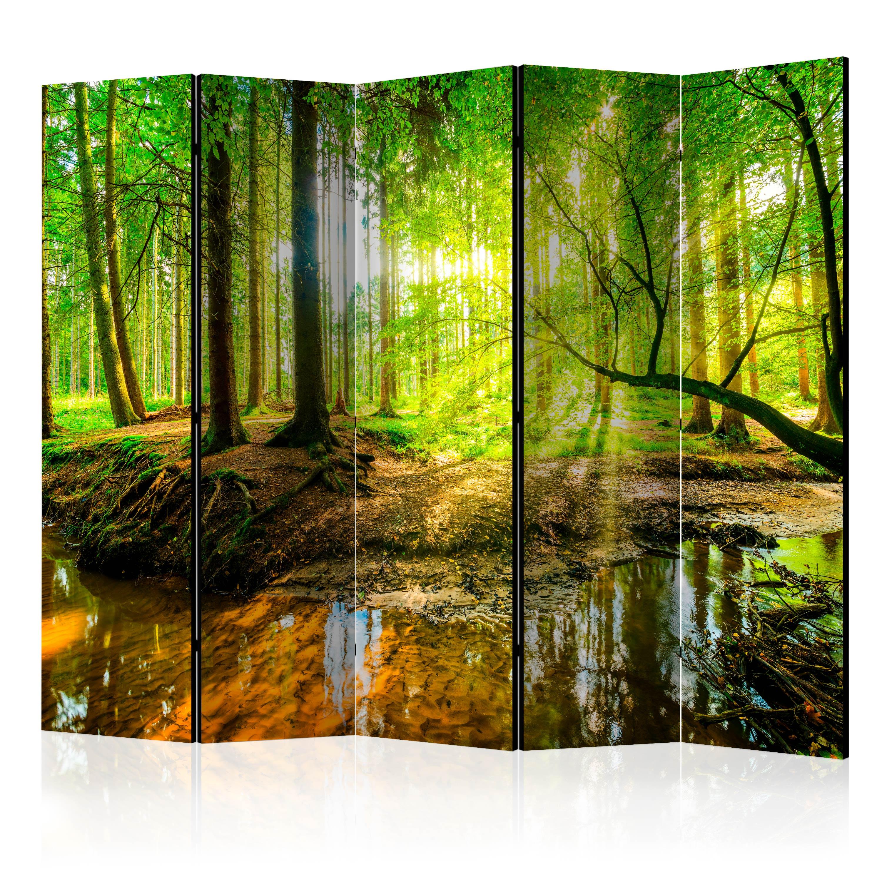 Skærmvæg - Forest Stream II 225 x 172 cm