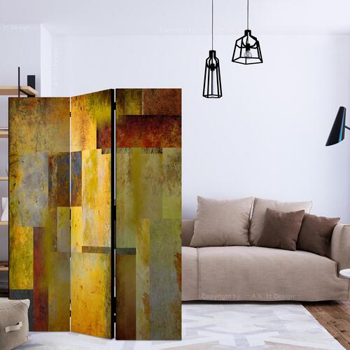 Skærmvæg - Orange Hue of Art Expression 135 x 172 cm