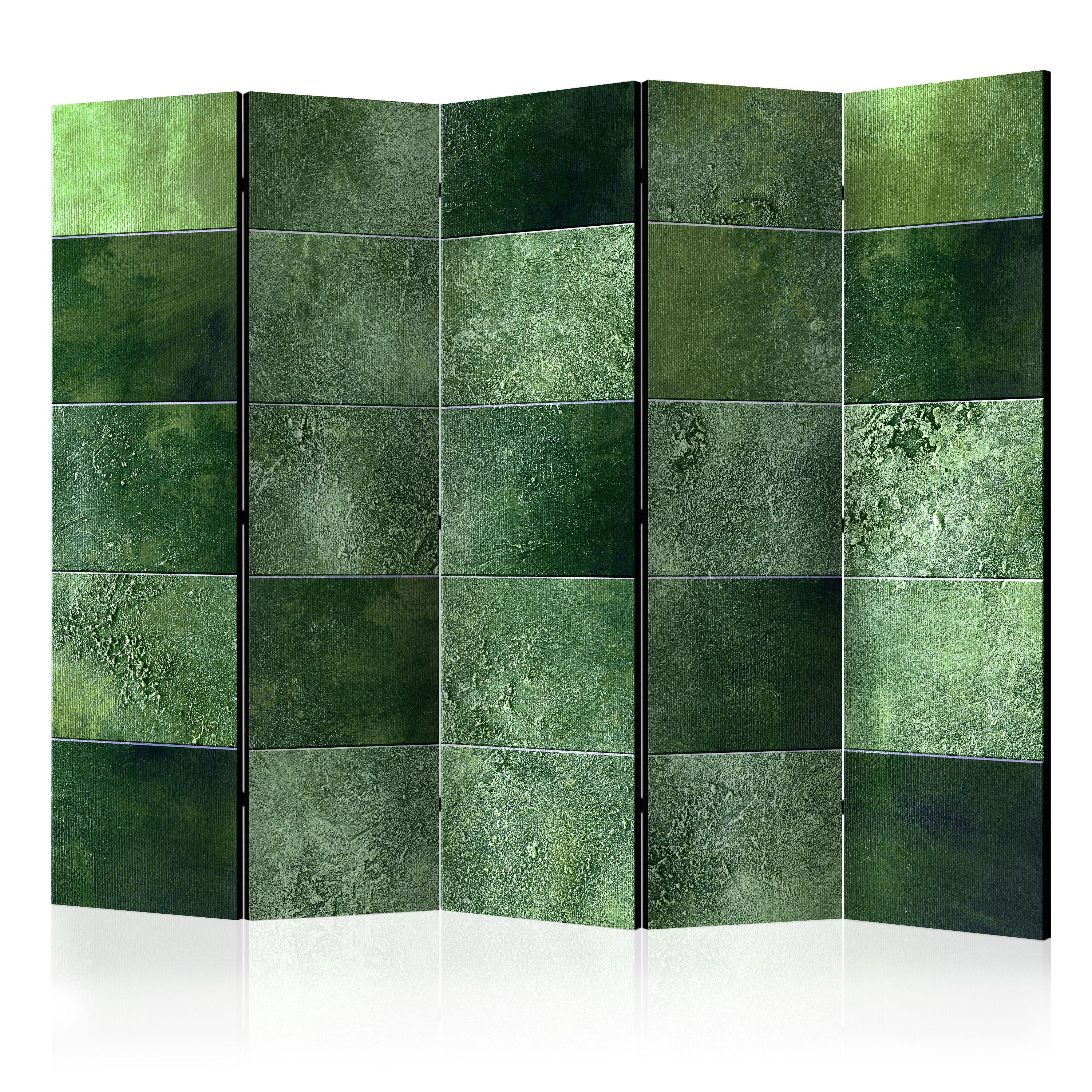 Skærmvæg - Green Puzzle II 225 x 172 cm