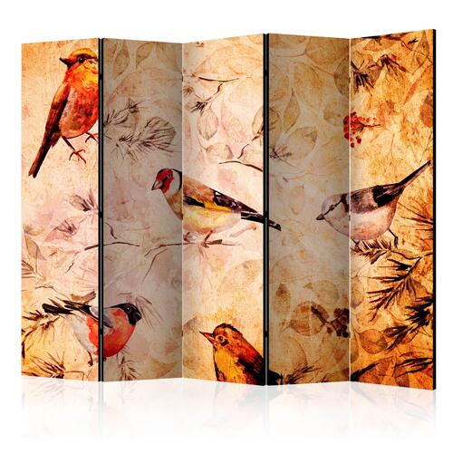 Skærmvæg - Birds 225 x 172 cm