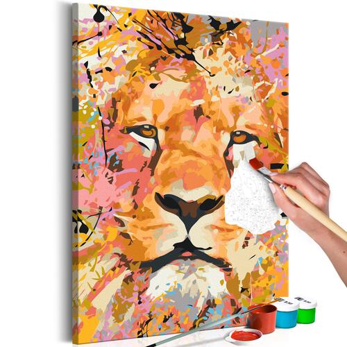 Mal selv billede - Watchful Lion 40 x 60 cm