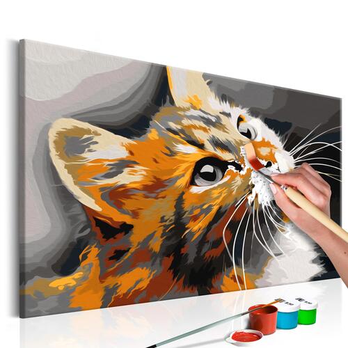 Mal selv billede - Red Cat 60 x 40 cm