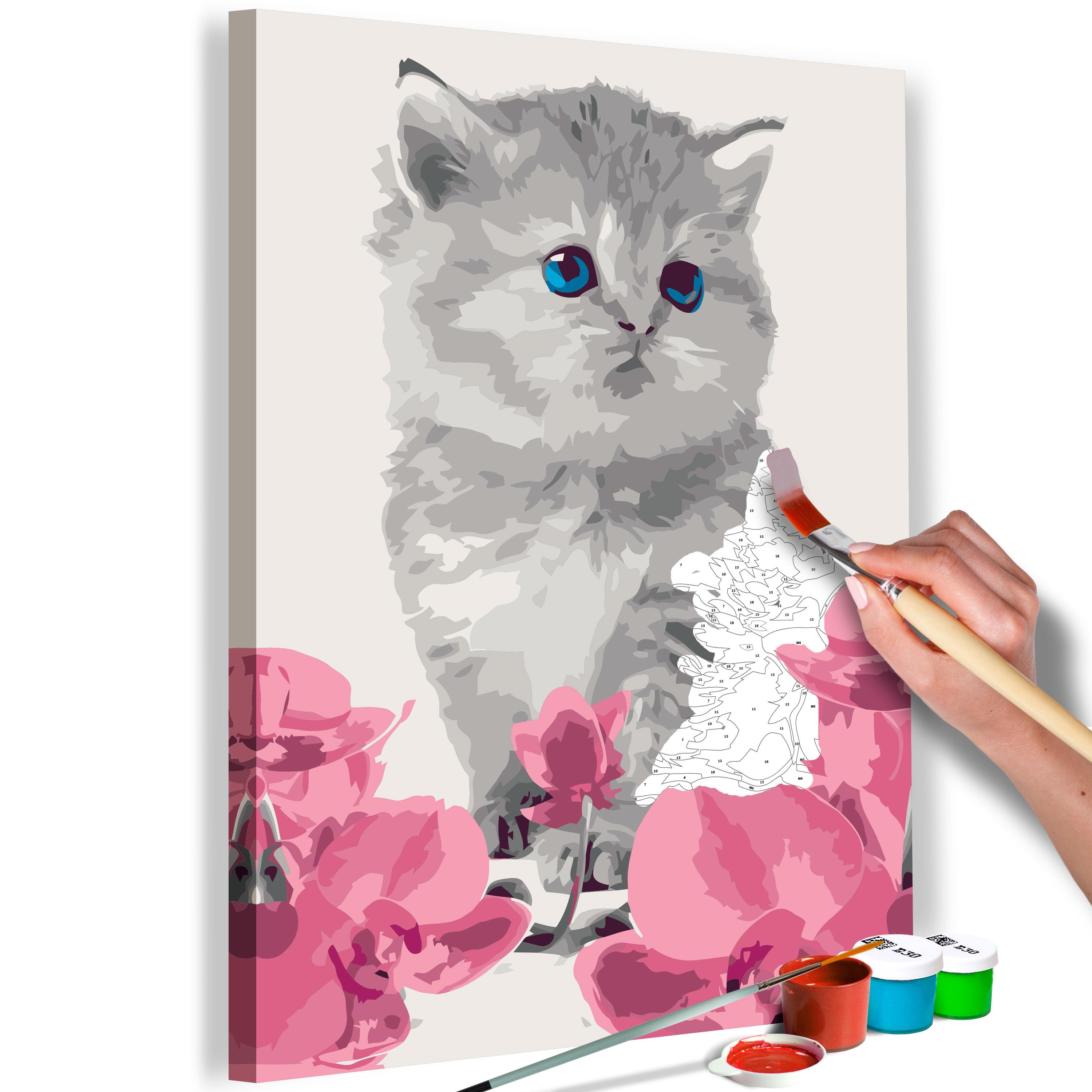 Mal selv billede - Kitty Cat 40 x 60 cm