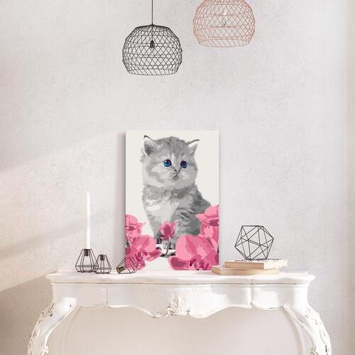 Mal selv billede - Kitty Cat 40 x 60 cm