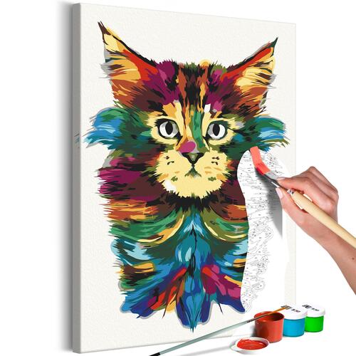 Mal selv billede - Colourful Mane 40 x 60 cm
