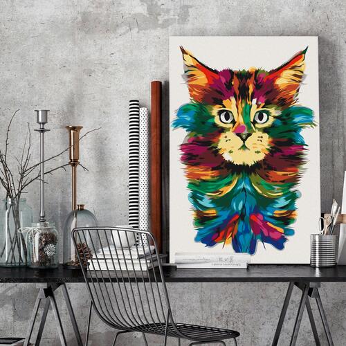 Mal selv billede - Colourful Mane 40 x 60 cm