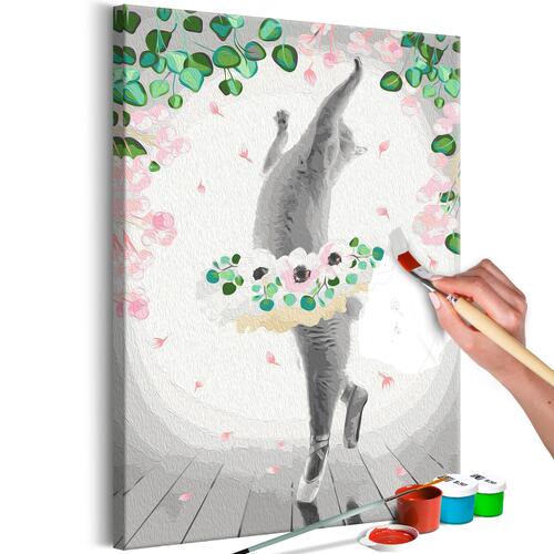 Mal selv billede - Cat Ballerina 40 x 60 cm