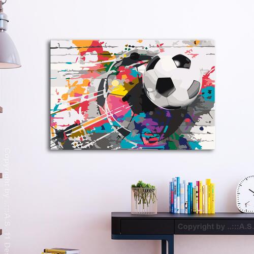 Mal selv billede - Colourful Ball 60 x 40 cm