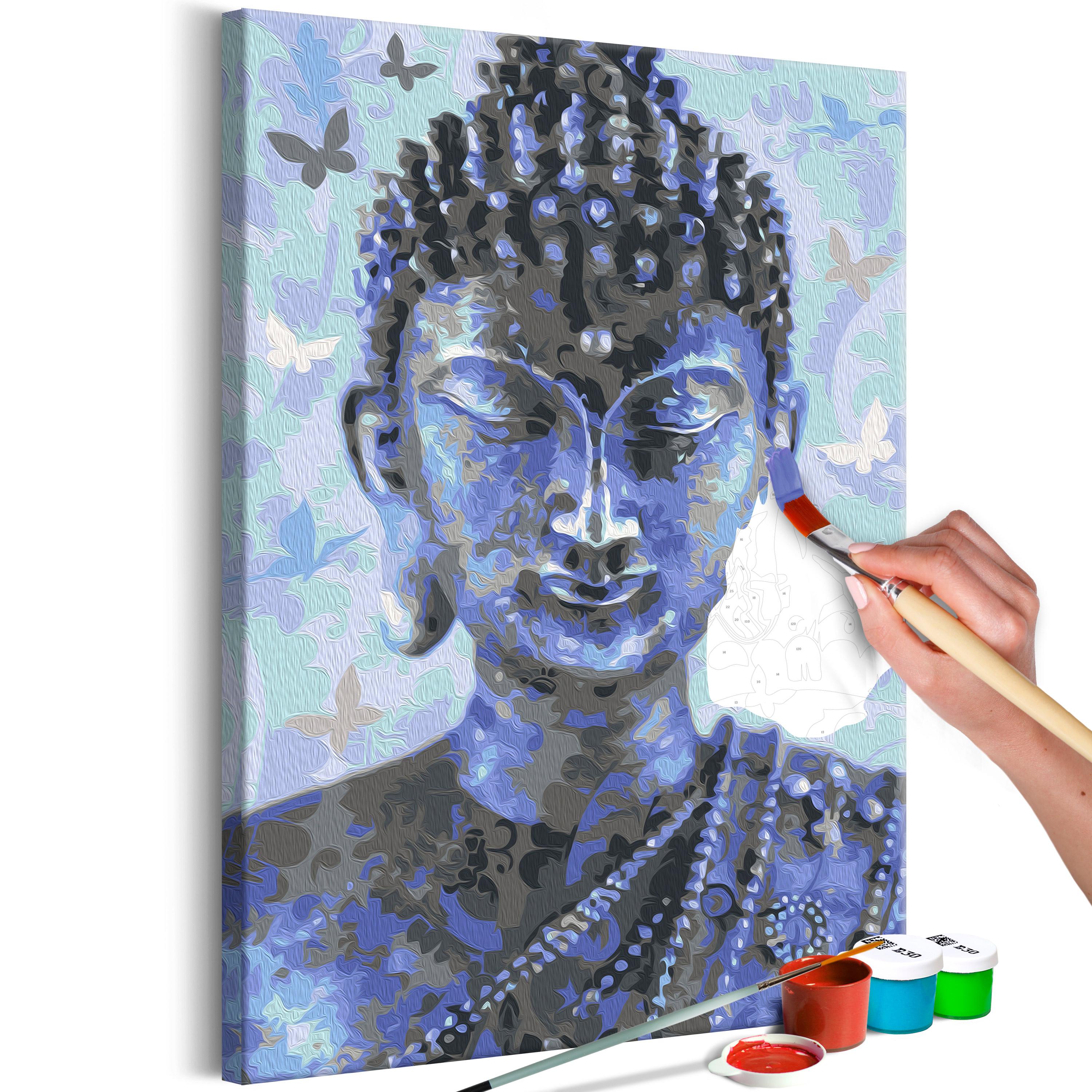 Mal selv billede - Buddha and Butterflies 40 x 60 cm