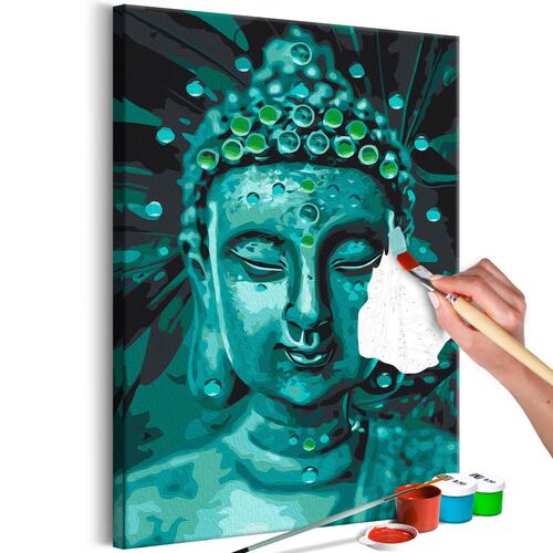 Mal selv billede - Emerald Buddha 40 x 60 cm