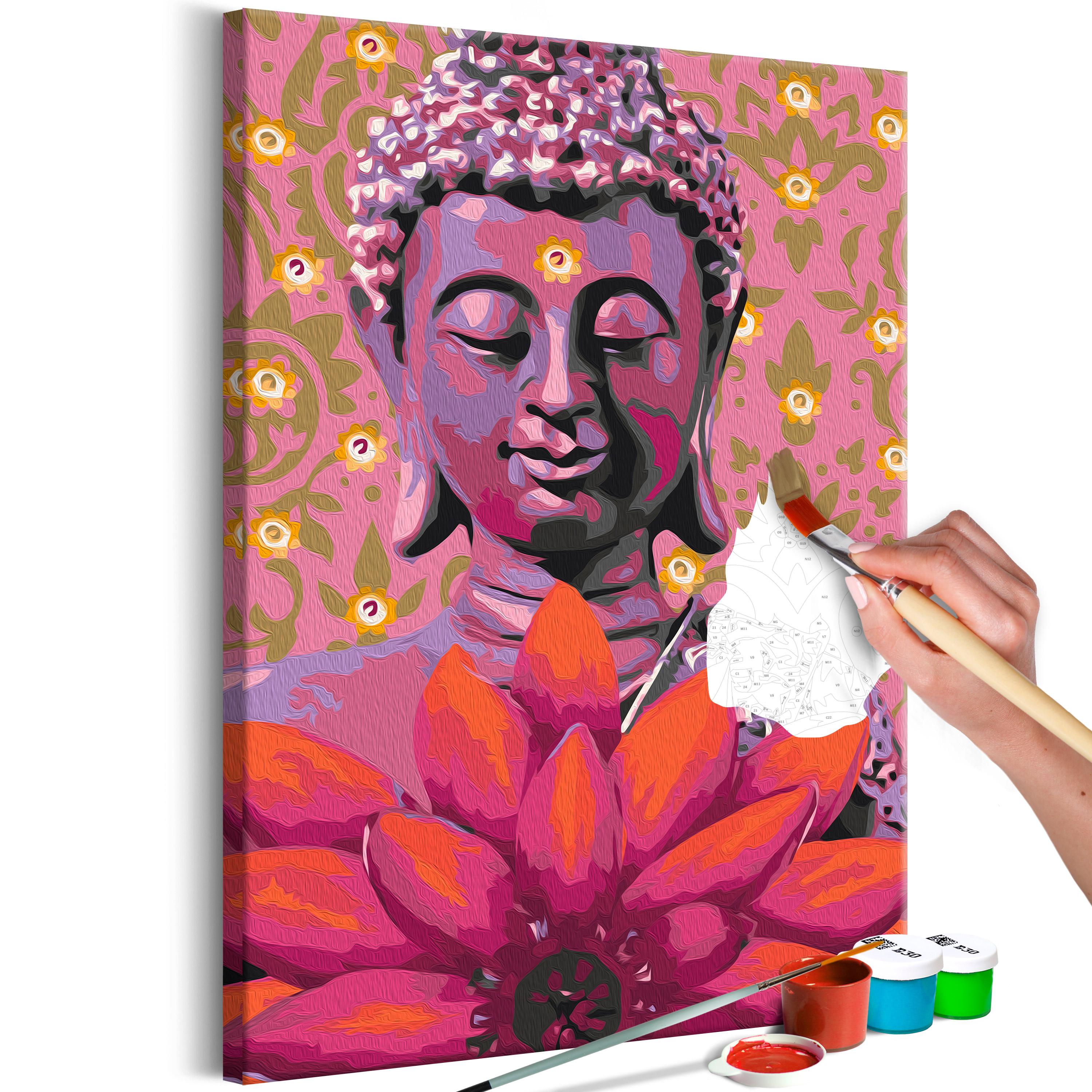 Mal selv billede - Friendly Buddha 40 x 60 cm