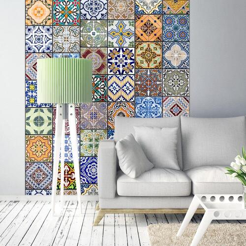 Tapet - Colorful Mosaic 50 x 1000 cm