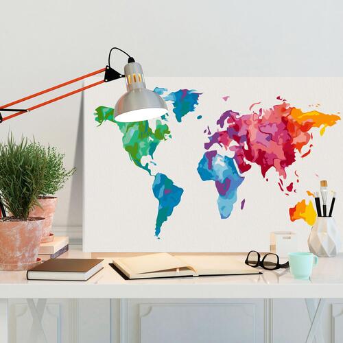 Mal selv billede - Colours of the World 60 x 40 cm