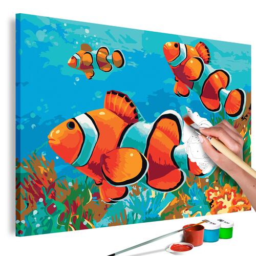 Mal selv billede - Gold Fishes 60 x 40 cm