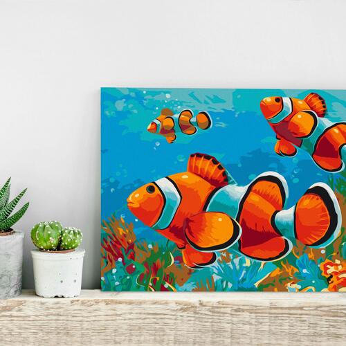 Mal selv billede - Gold Fishes 60 x 40 cm