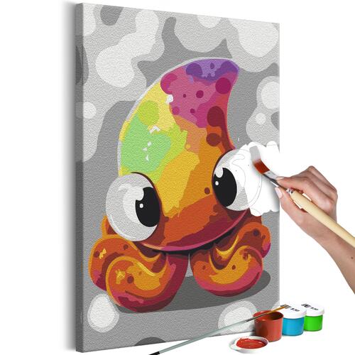 Mal selv billede - Funny Octopus 40 x 60 cm