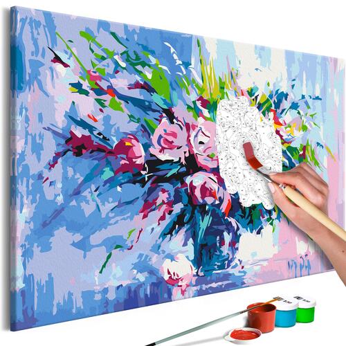 Mal selv billede - Colorful Bouquet 60 x 40 cm