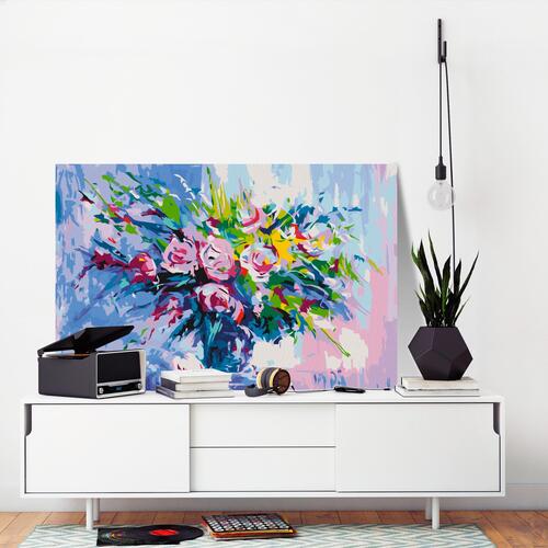 Mal selv billede - Colorful Bouquet 60 x 40 cm