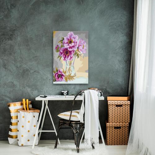 Mal selv billede - Flowers In A Vase 40 x 60 cm