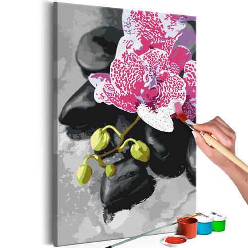 Mal selv billede - Pink Orchid 40 x 60 cm