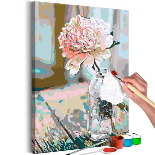 Mal selv billede - Peony by the Window 40 x 60 cm