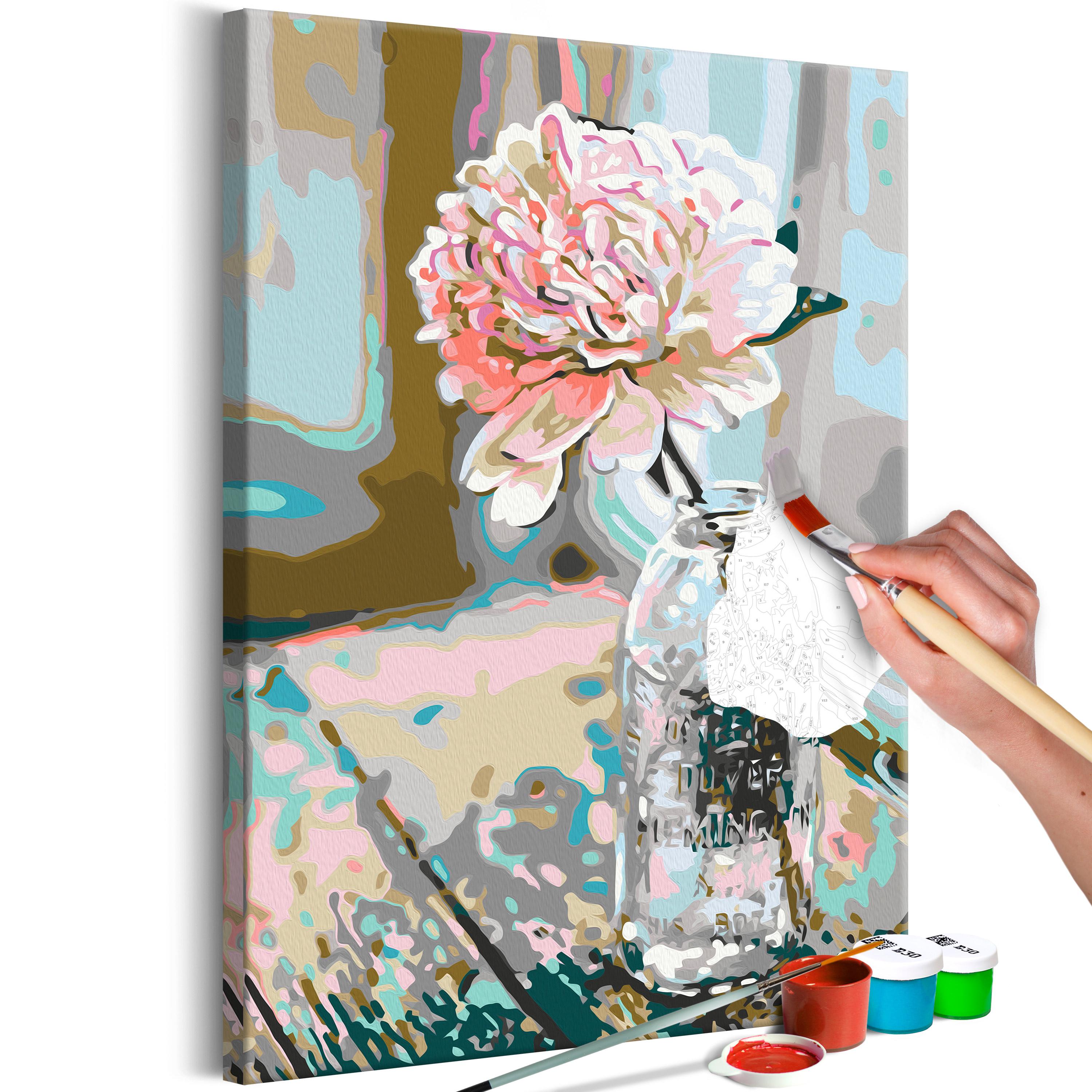 Mal selv billede - Peony by the Window 40 x 60 cm