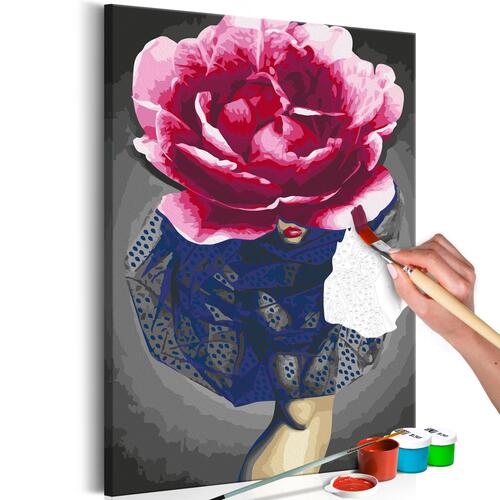 Mal selv billede - Flower Girl 40 x 60 cm