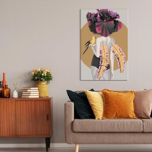 Mal selv billede - Parrot Woman 40 x 60 cm