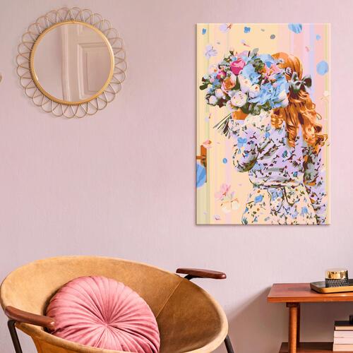 Mal selv billede - Hydrangea Girl 40 x 60 cm
