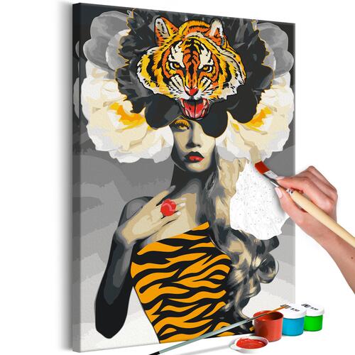 Mal selv billede - Eye of the Tiger 40 x 60 cm