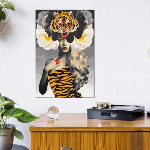 Mal selv billede - Eye of the Tiger 40 x 60 cm