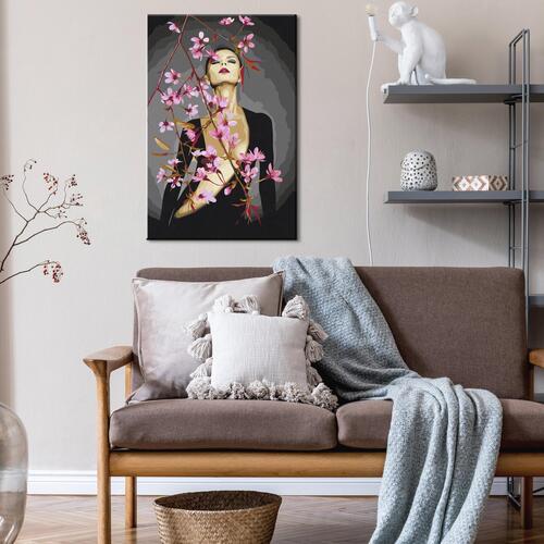 Mal selv billede - Mystery in Black 40 x 60 cm