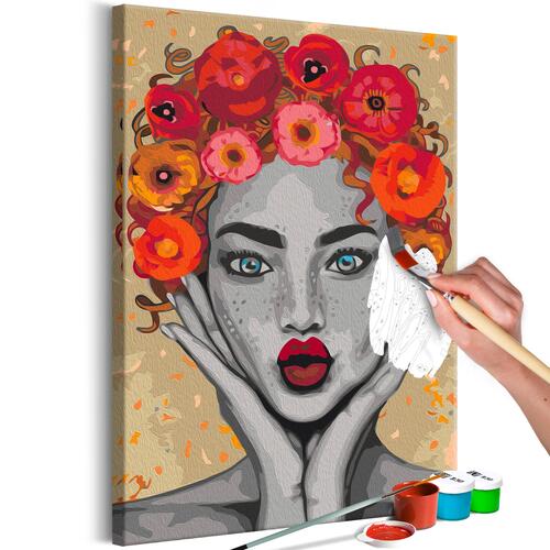 Mal selv billede - Summer Lady 40 x 60 cm