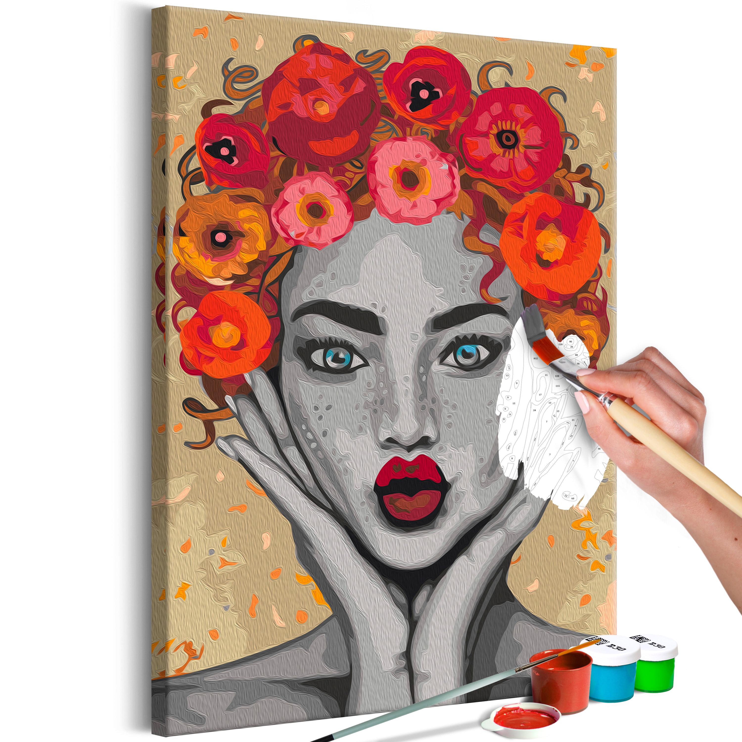 Mal selv billede - Summer Lady 40 x 60 cm