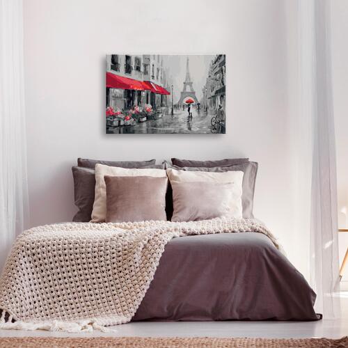 Mal selv billede - Rainy Paris 60 x 40 cm