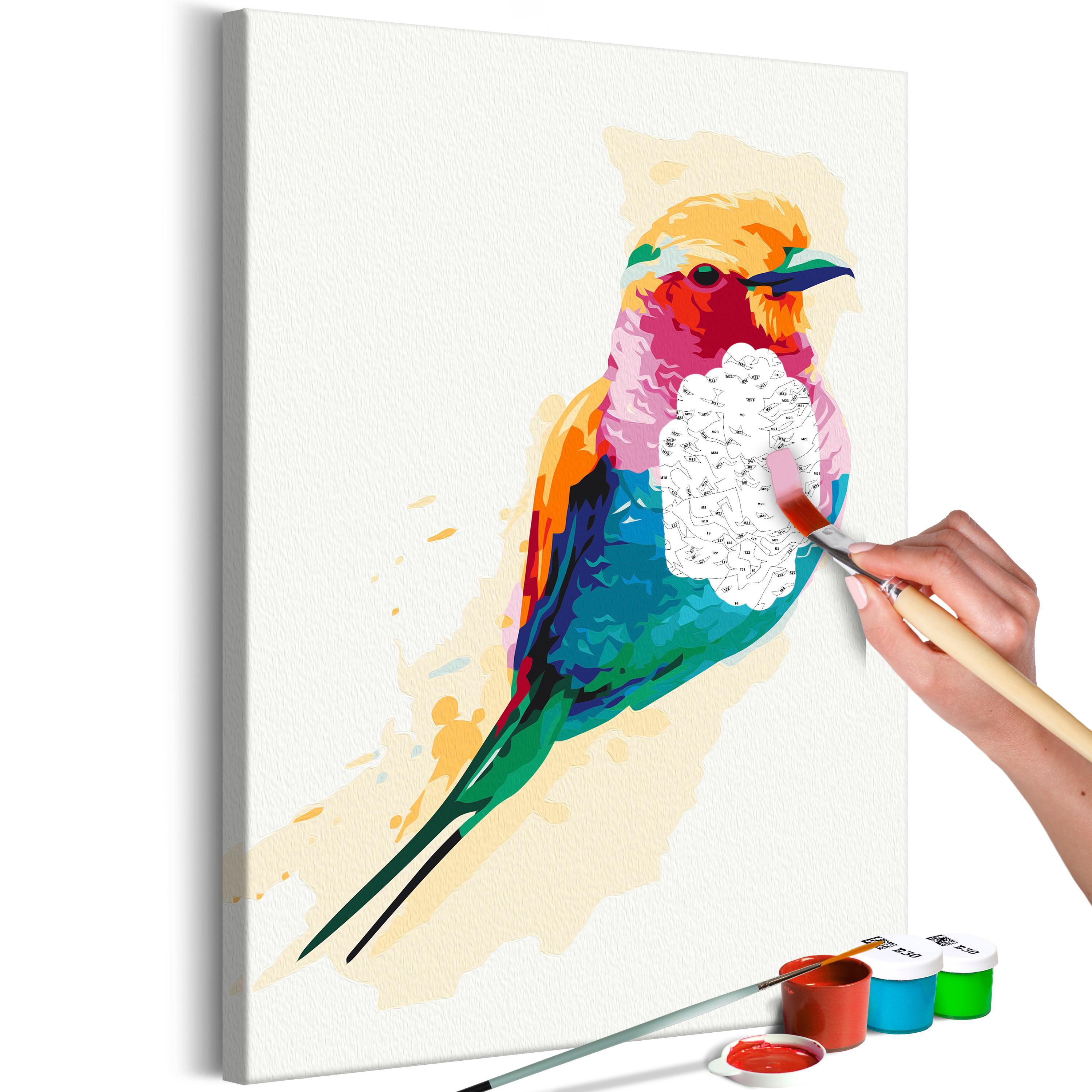 Mal selv billede - Exotic Bird 40 x 60 cm