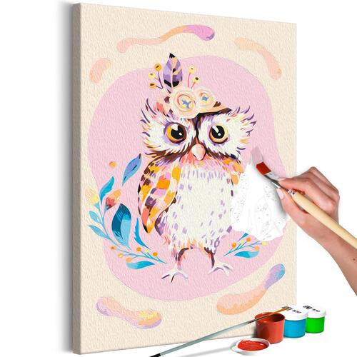 Mal selv billede - Owl Chic 40 x 60 cm