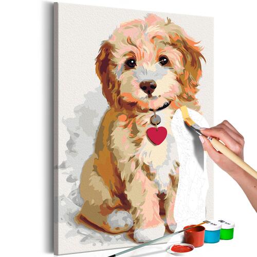 Mal selv billede - Dog (Puppy) 40 x 60 cm