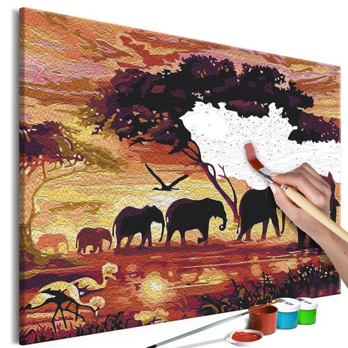 Mal selv billede - Family Walk 60 x 40 cm