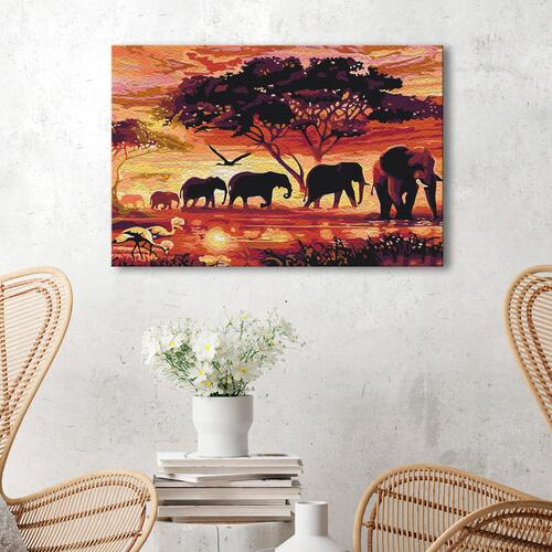 Mal selv billede - Family Walk 60 x 40 cm