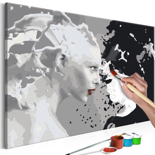 Mal selv billede - Black & White 60 x 40 cm