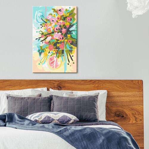 Mal selv billede - Morning Flowers 40 x 60 cm