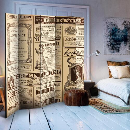 Skærmvæg - Vintage Magazines II 225 x 172 cm